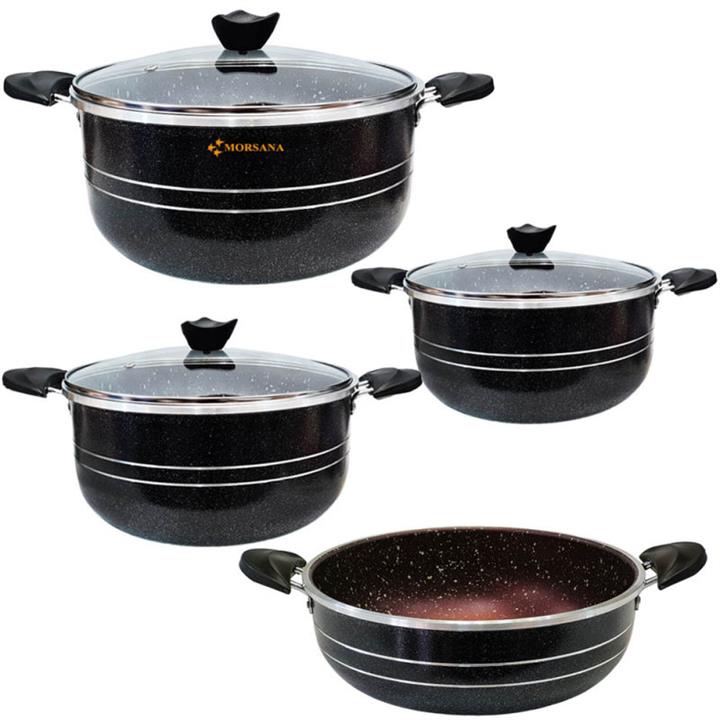 سرویس پخت و پز 7 پارچه مُرسانا مدل MT7000 Morsana MT7000 Cookware Set 7 Pcs